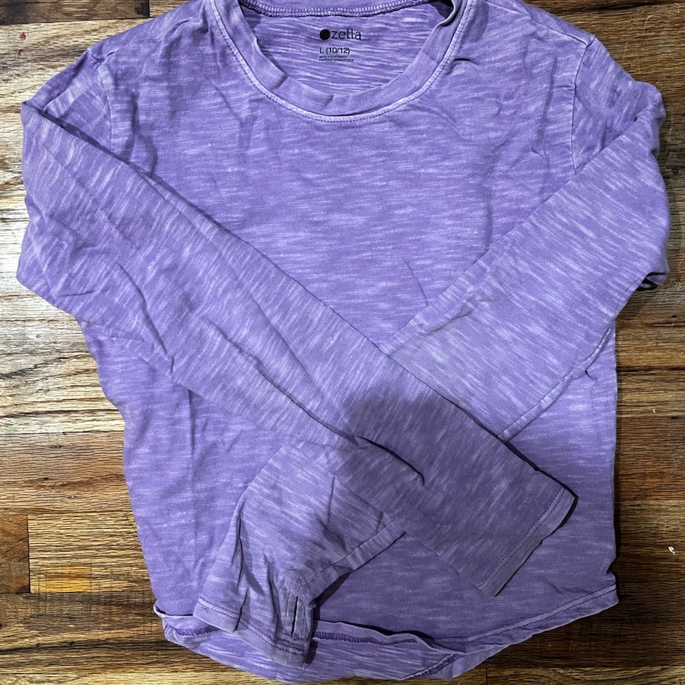 Girls purple long sleeve